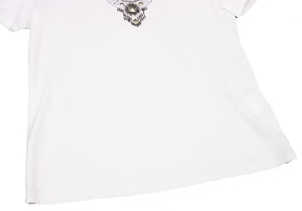 HIROKO BIS Front Bijou Decorative T Shirt K-136394_007