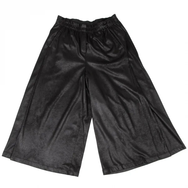 HIROKO BIS Synthetic  Suede Wide Pants Black 9 K-136406_001