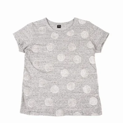Y's Cotton Dot Design T Shirt