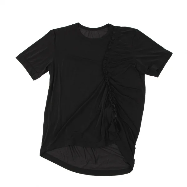 Y's Poly Side Gather Switching T Shirt K-136434_002
