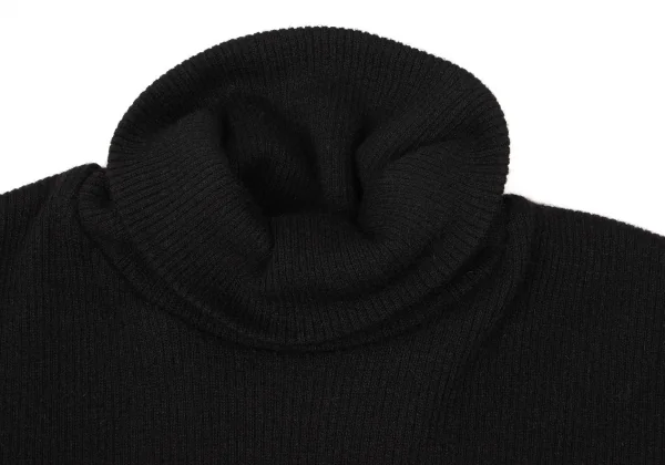 Y's Angora Wool Piping Turtleneck Knit K-136440_004