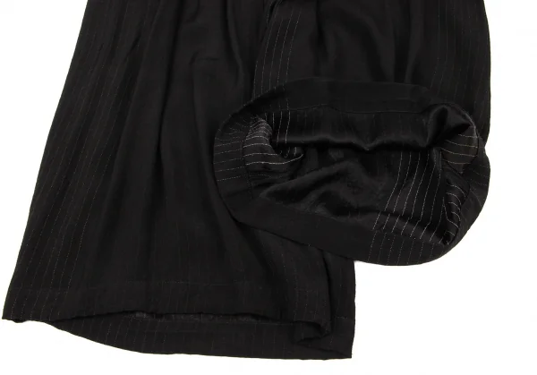 Y's Switching Striped Tuck Design Pants K-136446_010