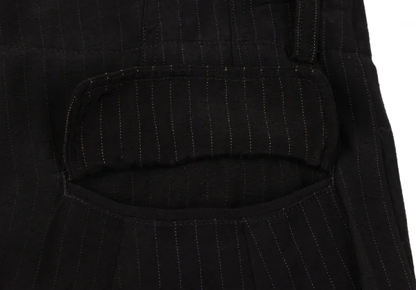 Y's Switching Striped Tuck Design Pants K-136446_012