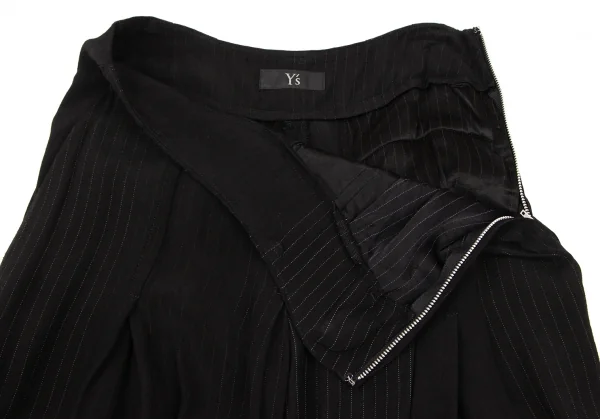 Y's Switching Striped Tuck Design Pants K-136446_003