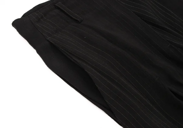 Y's Switching Striped Tuck Design Pants K-136446_004