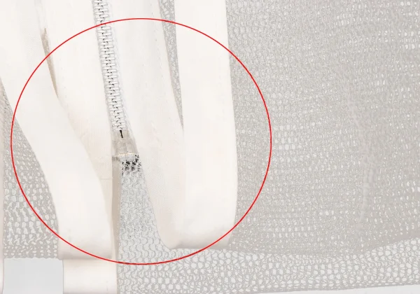 COMME des GARCONS Mesh Layered Zipper Shirt K-136462_010