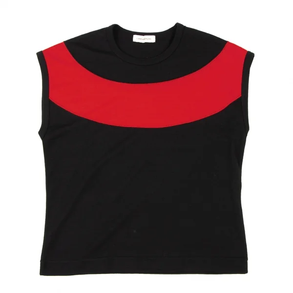 COMME des GARCONS Bicolor Wool Sleeveless Top K-136464_002