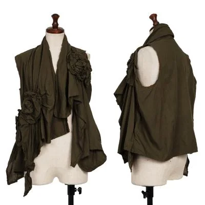 COMME des GARCONS Corsage Decoration Cotton Vest