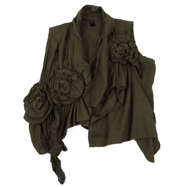 COMME des GARCONS Corsage Decoration Cotton Vest K-136468_002