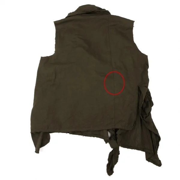 COMME des GARCONS Corsage Decoration Cotton Vest K-136468_012