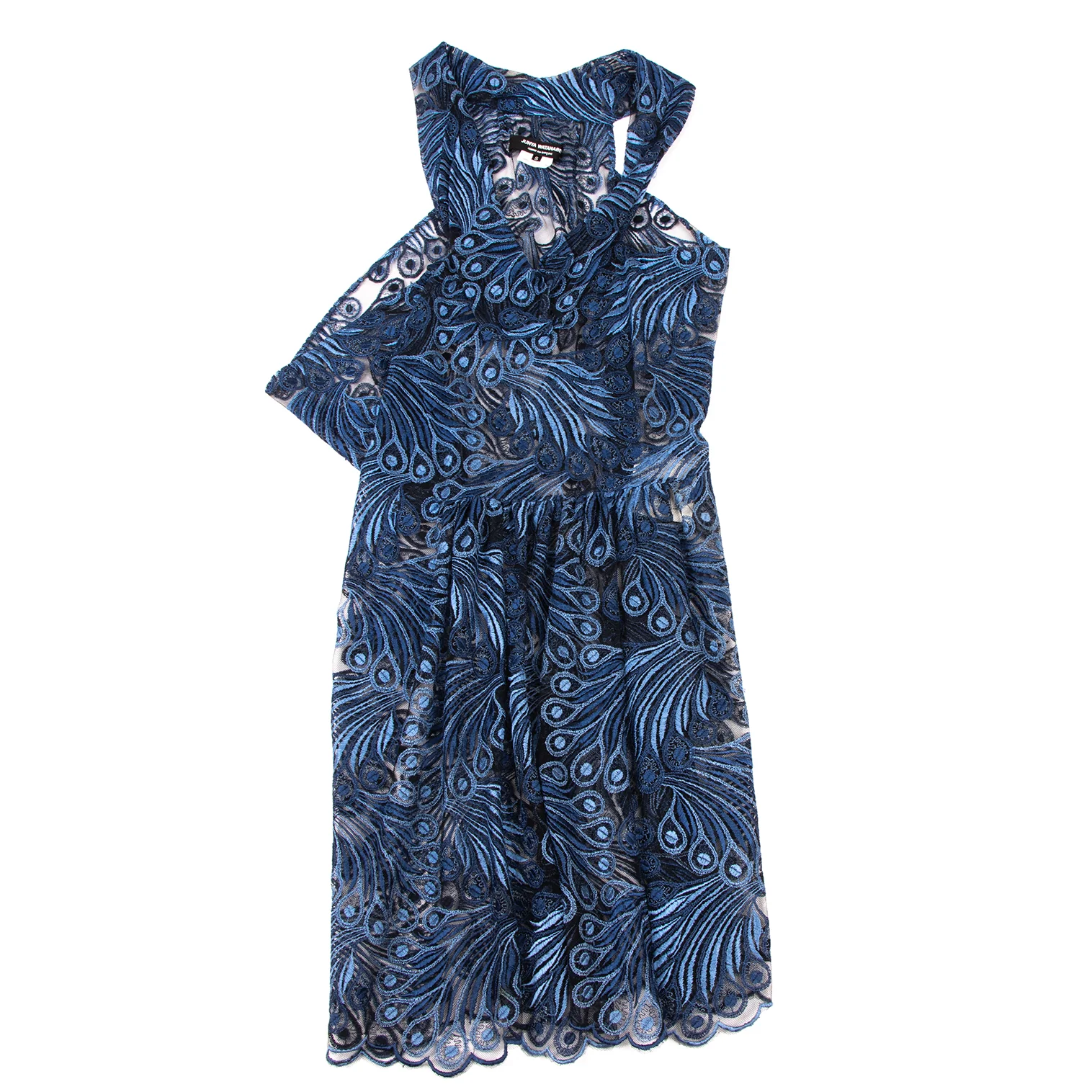 ワンピース JUNYA WATANABE Border Sleeveless Dress Comme des Garcons Junya Watanabe Black Sleeveless Horn Dress