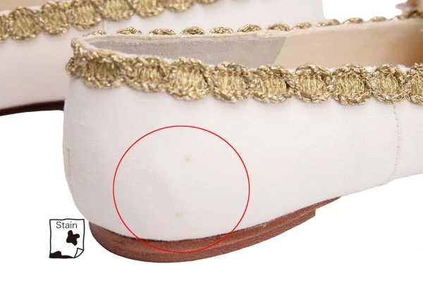 COMME des GARCONS Bijou Decoration Canvas Shoes K-136479_010