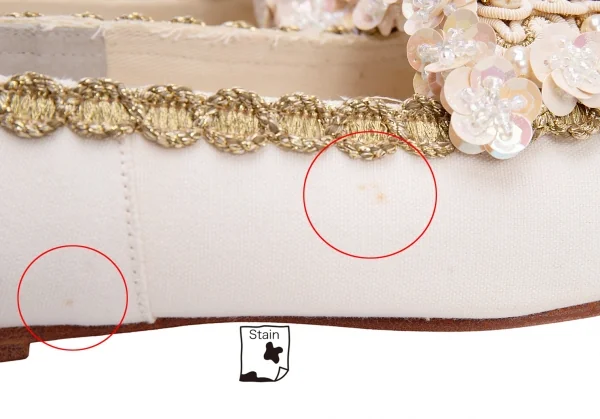 COMME des GARCONS Bijou Decoration Canvas Shoes K-136479_008