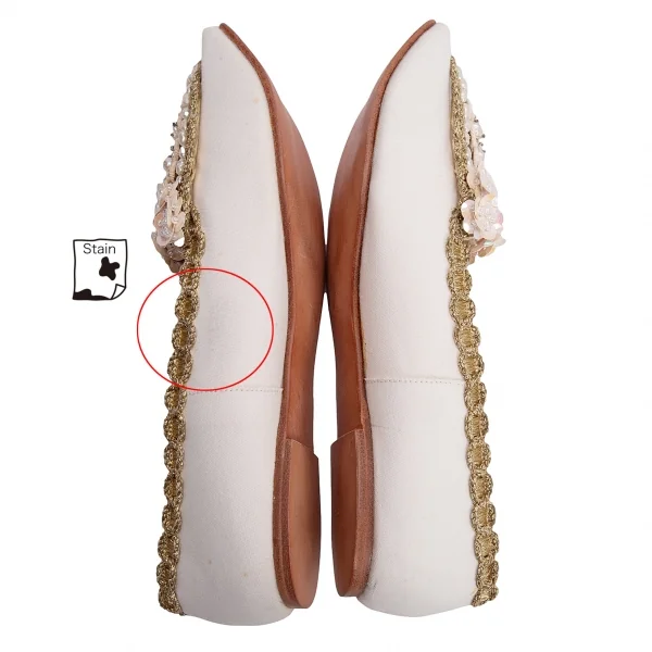 COMME des GARCONS Bijou Decoration Canvas Shoes K-136479_009