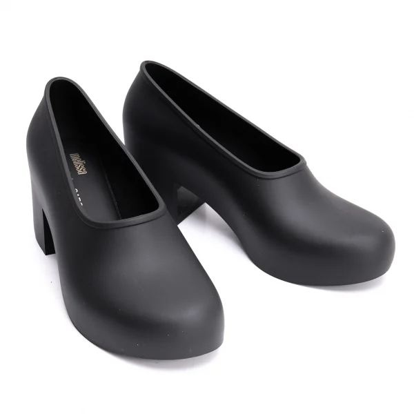 COMME des GARCONS×melissa Rubber Heel Pumps Black US 6 K-136480_001