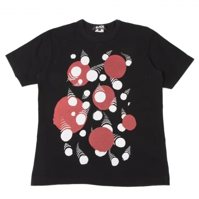 BLACK COMME des GARCONS Random Dot Printed T Shirt