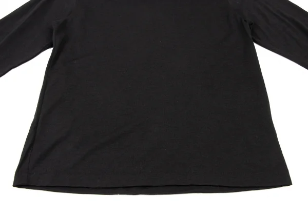 COMME des GARCONS NOIR Wool Back Zip Faux Fur T Shirt K-136491_006
