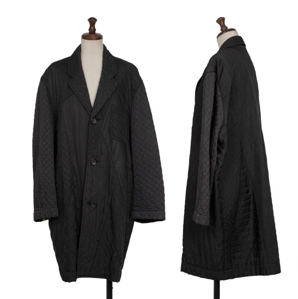 tricot COMME des GARCONS Switching Padding Quilted Coat Black S-M K-136497_001