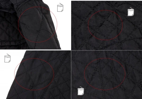 tricot COMME des GARCONS Switching Padding Quilted Coat K-136497_011