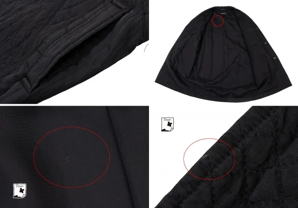 tricot COMME des GARCONS Switching Padding Quilted Coat K-136497_013