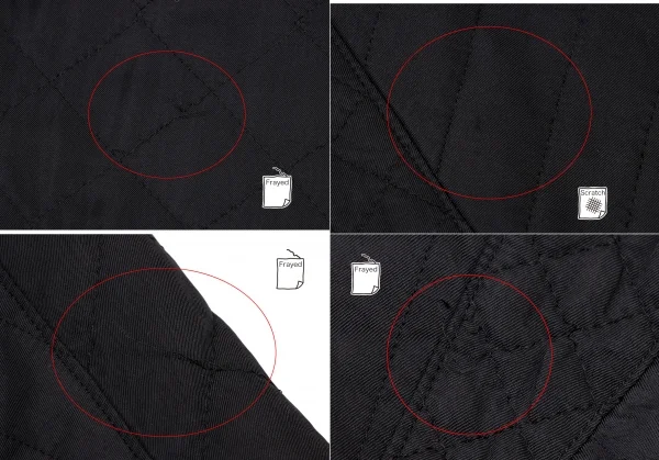 tricot COMME des GARCONS Switching Padding Quilted Coat K-136497_015