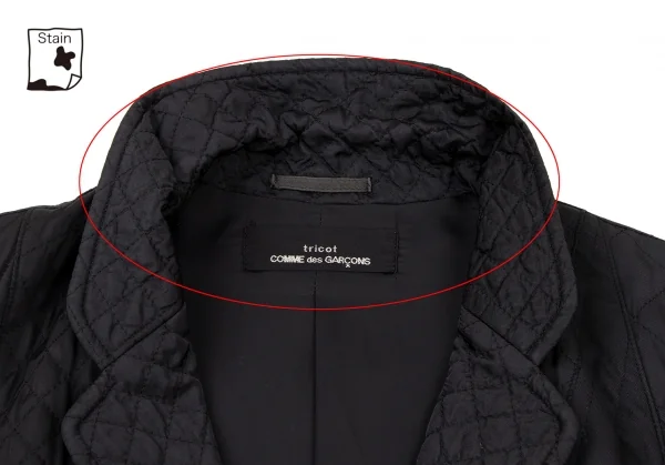 tricot COMME des GARCONS Switching Padding Quilted Coat K-136497_004