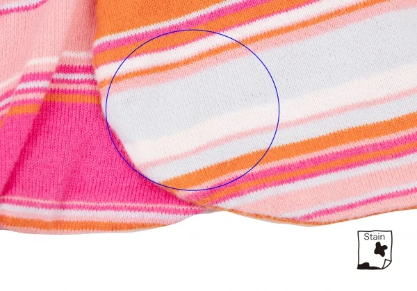 COMME des GARCONS Stripe Check Switching Asymmetry T Shirt K-136499_010