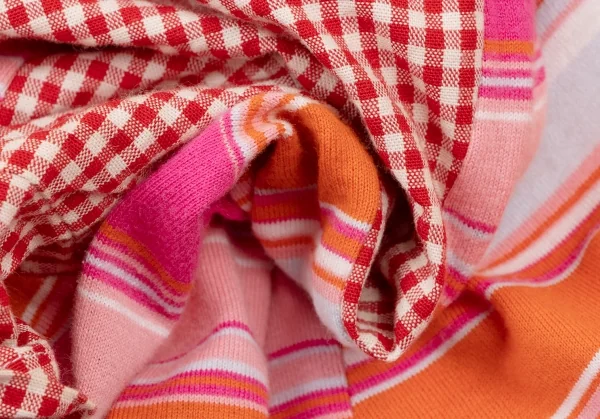 COMME des GARCONS Stripe Check Switching Asymmetry T Shirt K-136499_015