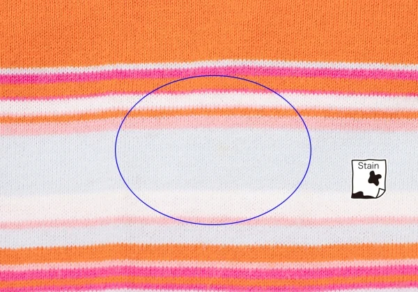 COMME des GARCONS Stripe Check Switching Asymmetry T Shirt K-136499_009