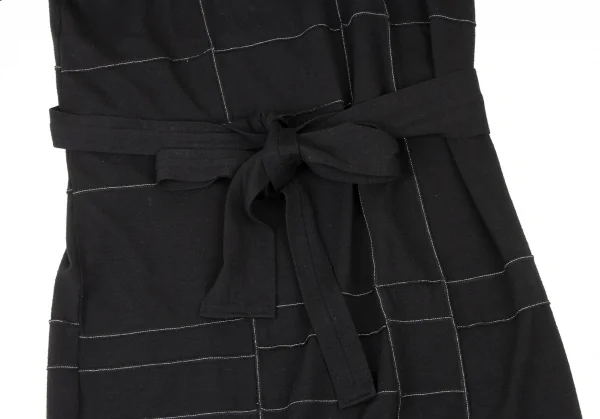 COMME des GARCONS Washed Block Stitch String Knit Dress K-136500_010