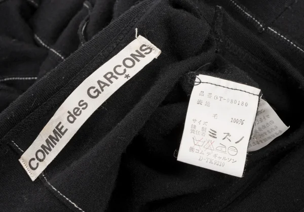 COMME des GARCONS Washed Block Stitch String Knit Dress K-136500_015