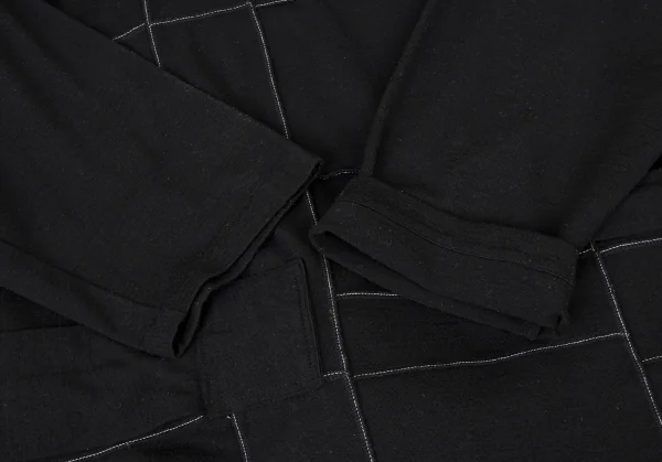 COMME des GARCONS Washed Block Stitch String Knit Dress K-136500_006