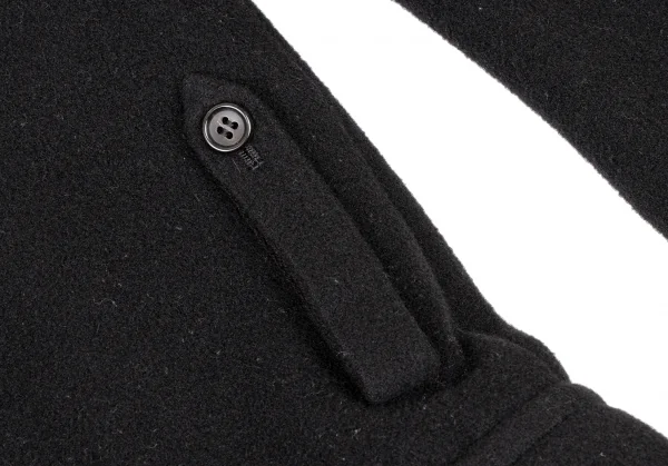 COMME des GARCONS Wool Blend Back Belt Double Coat K-136501_011