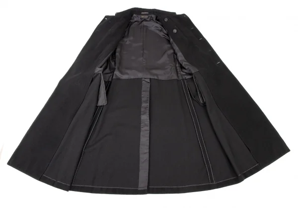 COMME des GARCONS Wool Blend Back Belt Double Coat K-136501_015