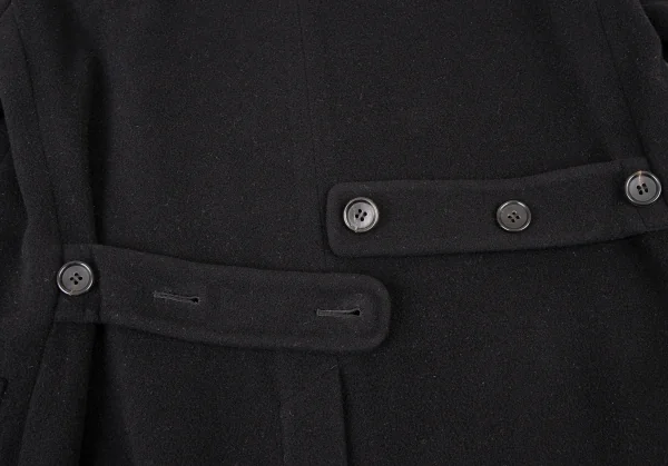COMME des GARCONS Wool Blend Back Belt Double Coat K-136501_018