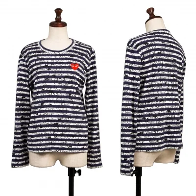 PLAY COMME des GARCONS×Matt Groening Printed Stripe T-shirt