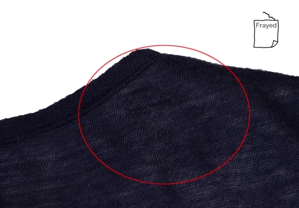 Y's  Cotton Layered V-neck T Shirt K-136522_013