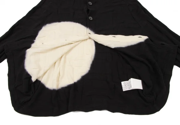 Y's Circle Discharge Dyed Knit Cardigan K-136525_011