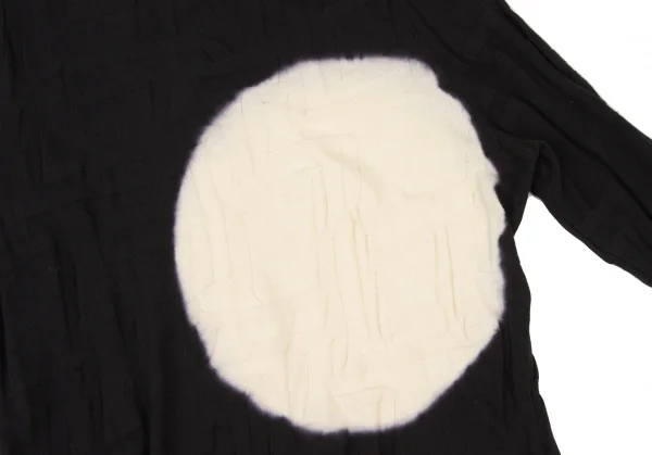 Y's Circle Discharge Dyed Knit Cardigan K-136525_013