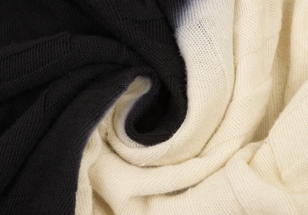 Y's Circle Discharge Dyed Knit Cardigan K-136525_015