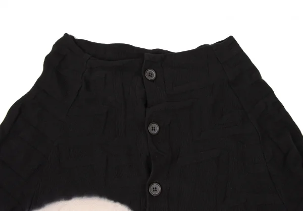 Y's Circle Discharge Dyed Knit Cardigan K-136525_005