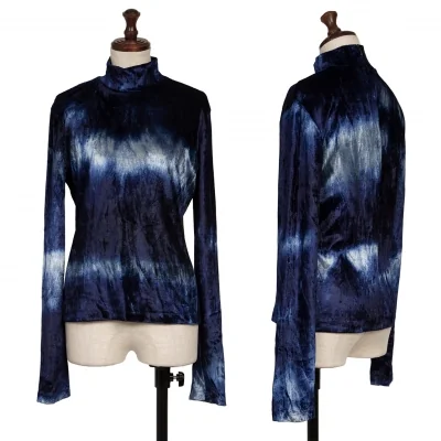 KRIZIA JEANS Gradation Velour Turtleneck T Shirt
