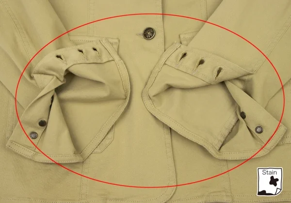 MOSCHINO JEANS Cotton Switching Logo Button Jacket K-136544_012