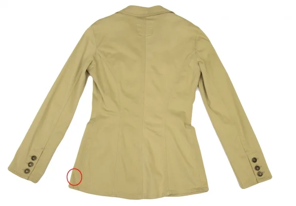 MOSCHINO JEANS Cotton Switching Logo Button Jacket K-136544_017