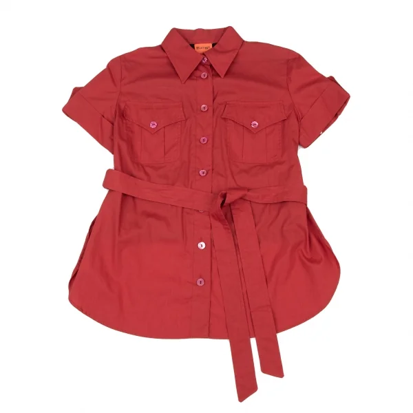 CHRISTIAN LACROIX BAZAR Switching Front Long Shirt K-136551_002