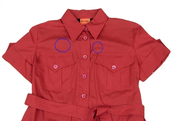 CHRISTIAN LACROIX BAZAR Switching Front Long Shirt K-136551_003