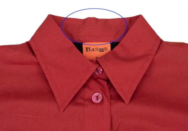 CHRISTIAN LACROIX BAZAR Switching Front Long Shirt K-136551_006