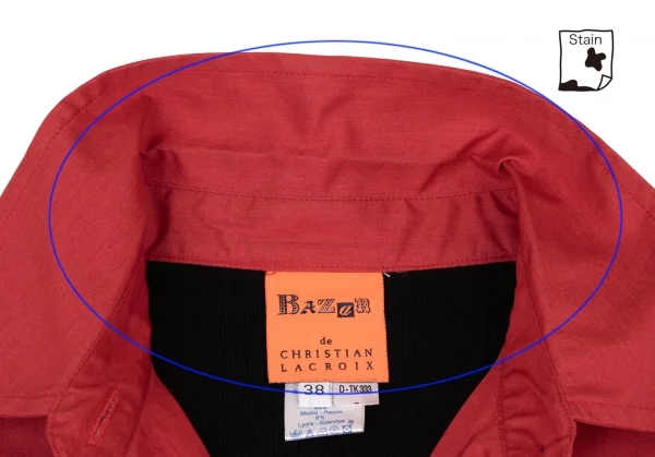 CHRISTIAN LACROIX BAZAR Switching Front Long Shirt K-136551_007