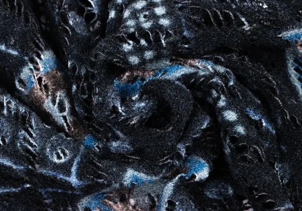 CHRISTIAN LACROIX BAZAR Jacquard Mock Neck Knit Sweater K-136554_012