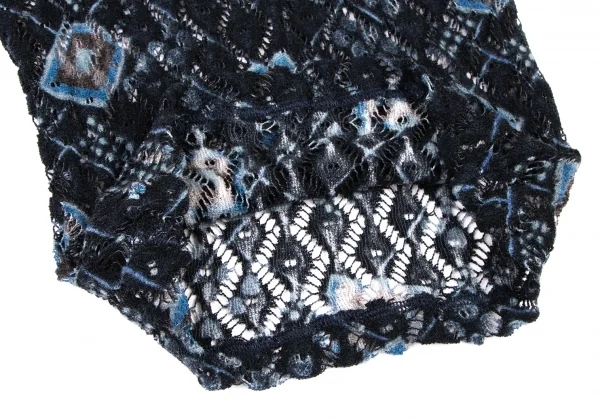 CHRISTIAN LACROIX BAZAR Jacquard Mock Neck Knit Sweater K-136554_008